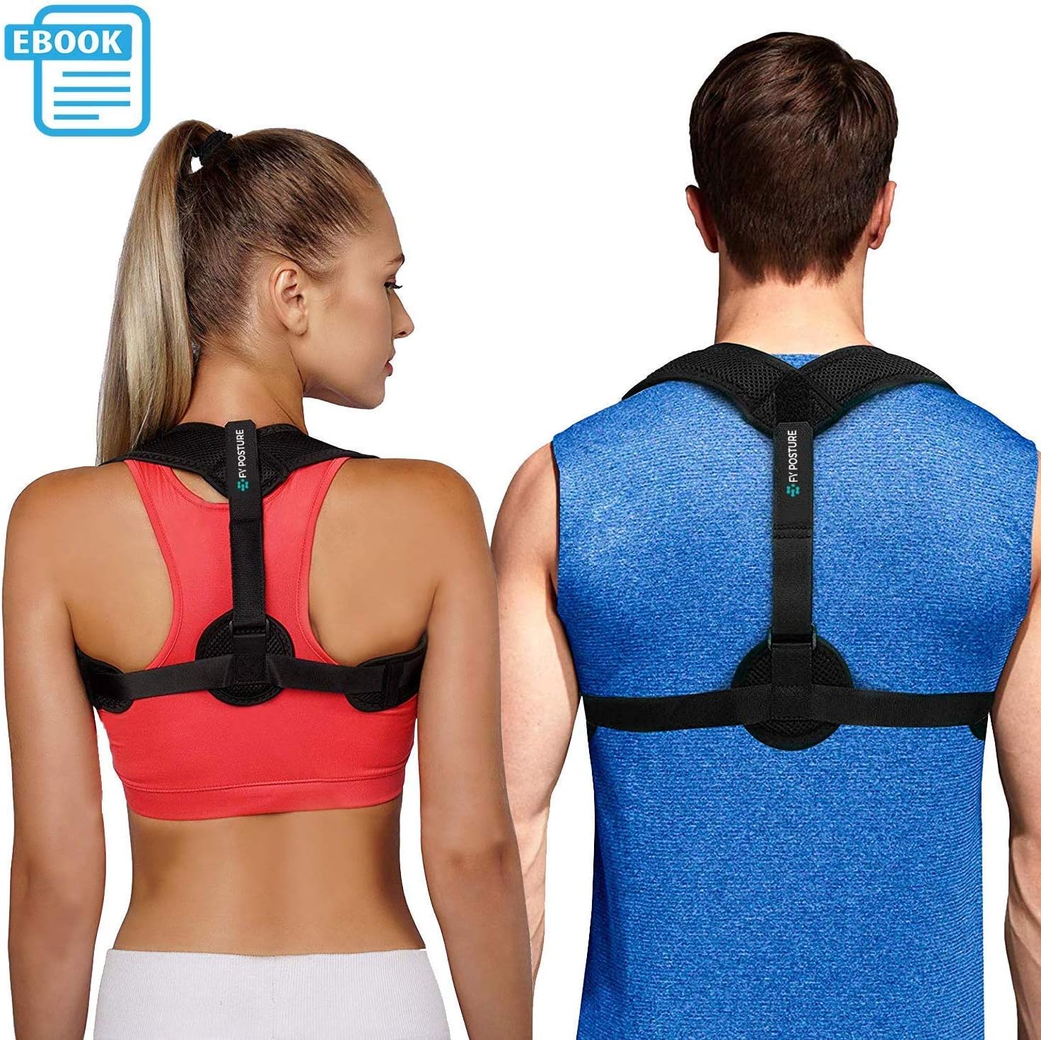 Posture Corrector for Women Men - Posture Brace - FDA Approved, USA Designed - Adjustable Back Straightener - Comfortable Posture Trainer for Spinal Alignment and Posture Support