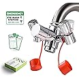 Eye Wash Station for Emergency Eye Wash - Faucet Mounted Eye Wash Station Attachment with Multi-Angle Rotating, Eye Wash Faucet Sink Attachment with 5 Adapters, Eye Washer Adapter for Faucets