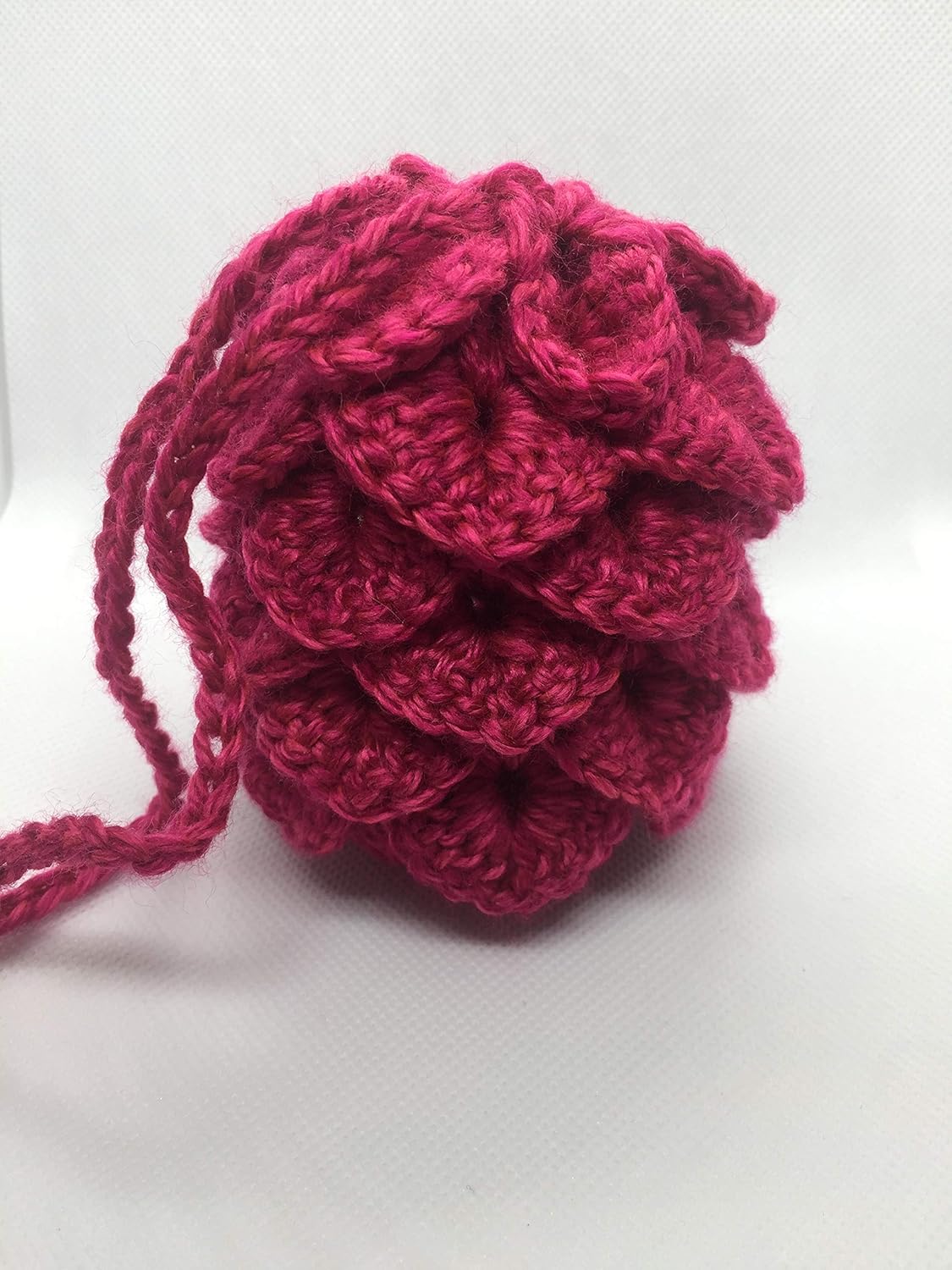 crochet dragon egg dice bag