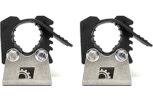 BUILTRIGHT INDUSTRIES Mounting Bracket for Quick Fist Original Clamp - 1.25in Riser (pair) (Include QF10010 Clamps (pair))