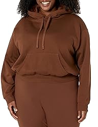 Amazon Essentials Womens Hoodies - Crop Pullover