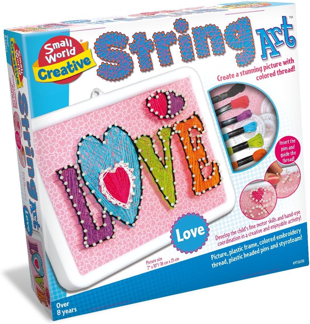 Small World Toys String Love Art Kit