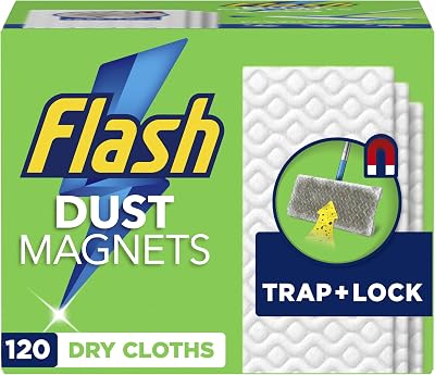 FLASH Flash Speedmop Dry Pads Refills 120 Pads 40 x 3 100% Recycled Fibres