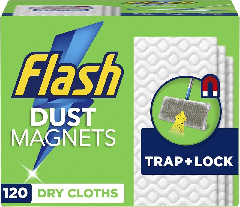 FLASH Flash Speedmop Dry Pads Refills 120 Pads 40 x 3 100% Recycled Fibres