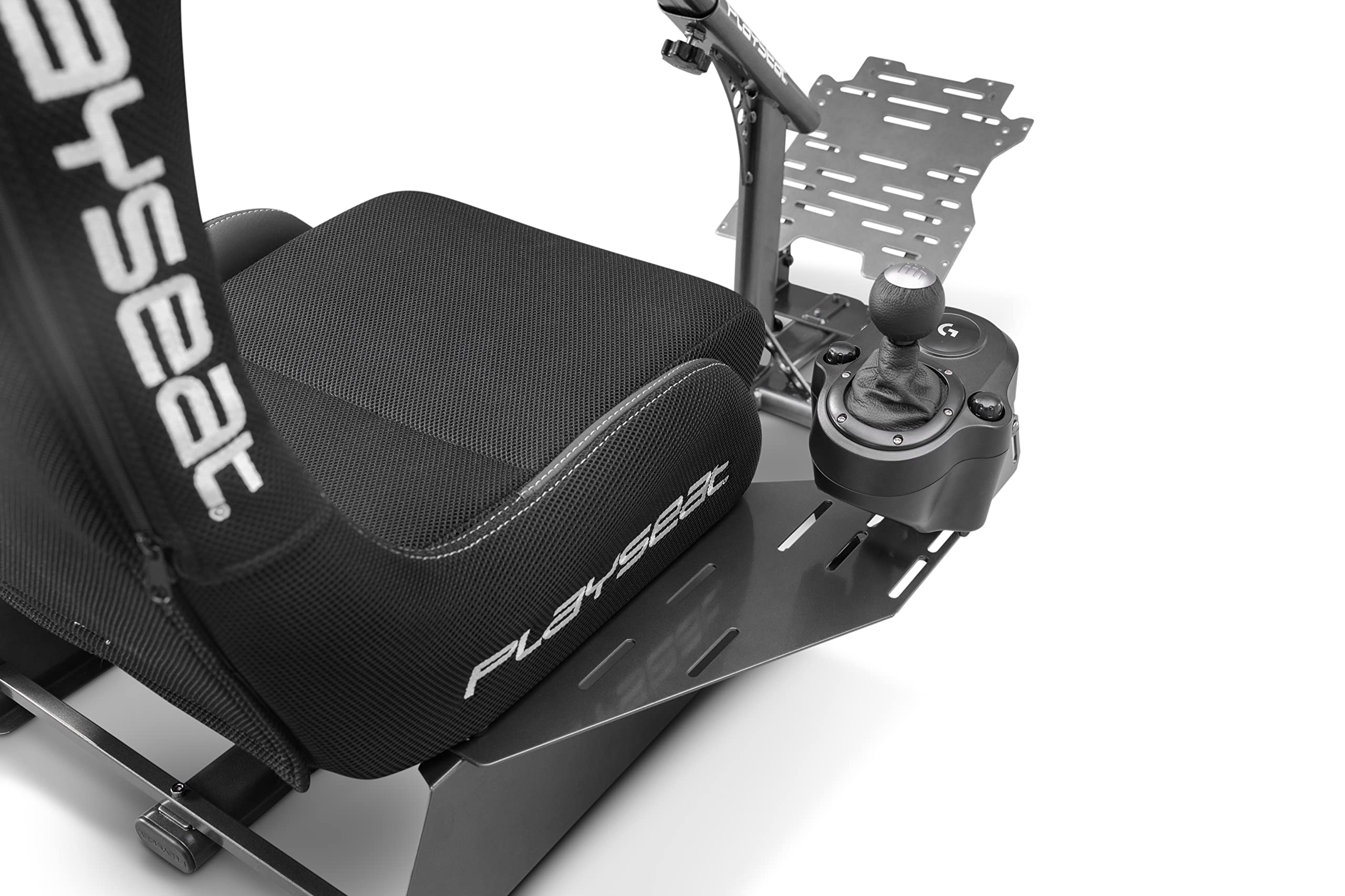 Playseat Gear Shift Holder for Evolution, Evolution PRO and Revolution | Optimal Gear Shift Position | Easily Adjustable | Compatible with All Gear Shifters