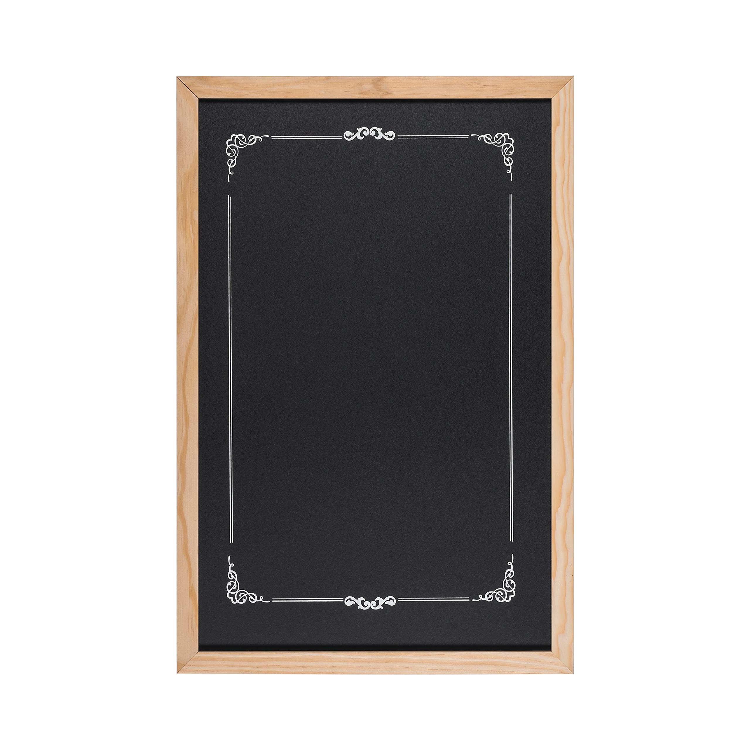 Bi-Office - Decorative Chalkboard, 600 x 400 mm, Pine Frame