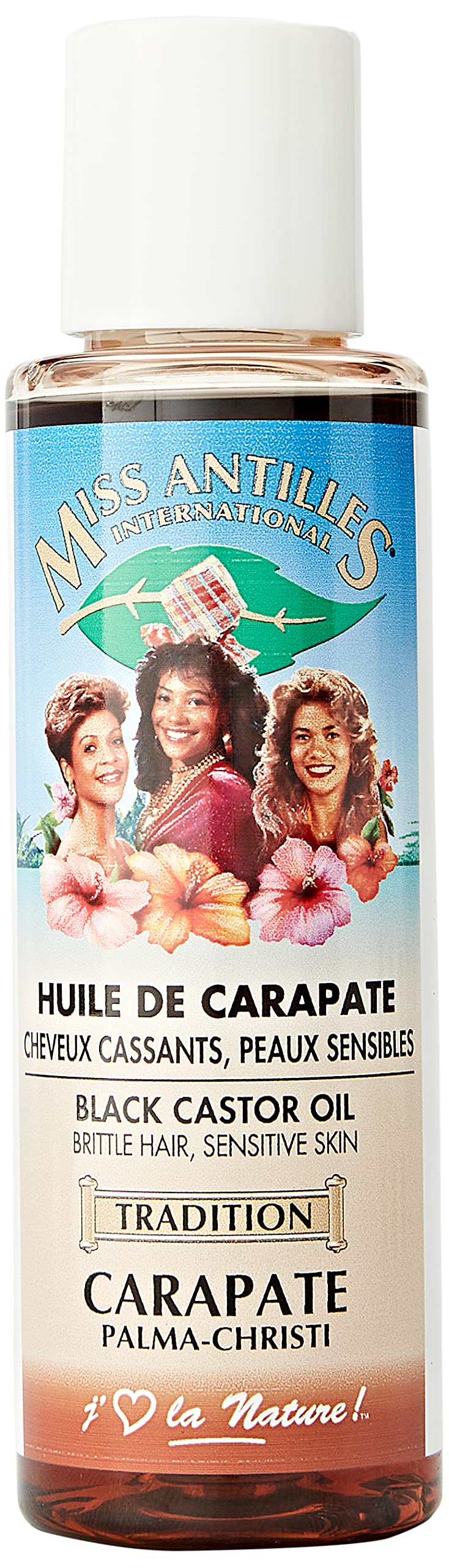 Miss Antilles Huile de Carapate Castor oil, 100 ml