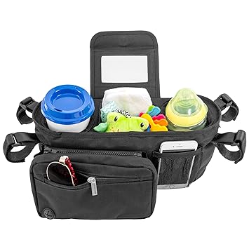 stroller organizer with cup holder