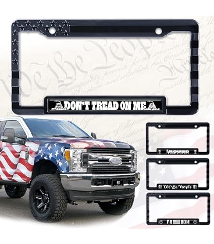 Driven Racing Billet Aluminum License Plate Frame - DFLP-01 - Dennis Kirk