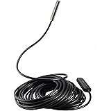 [New version] 2Million Pixels HD USB Endoscope Borescope Waterproof Portable Inspection Snake Camera with 6LED Lights (22.96ft)
