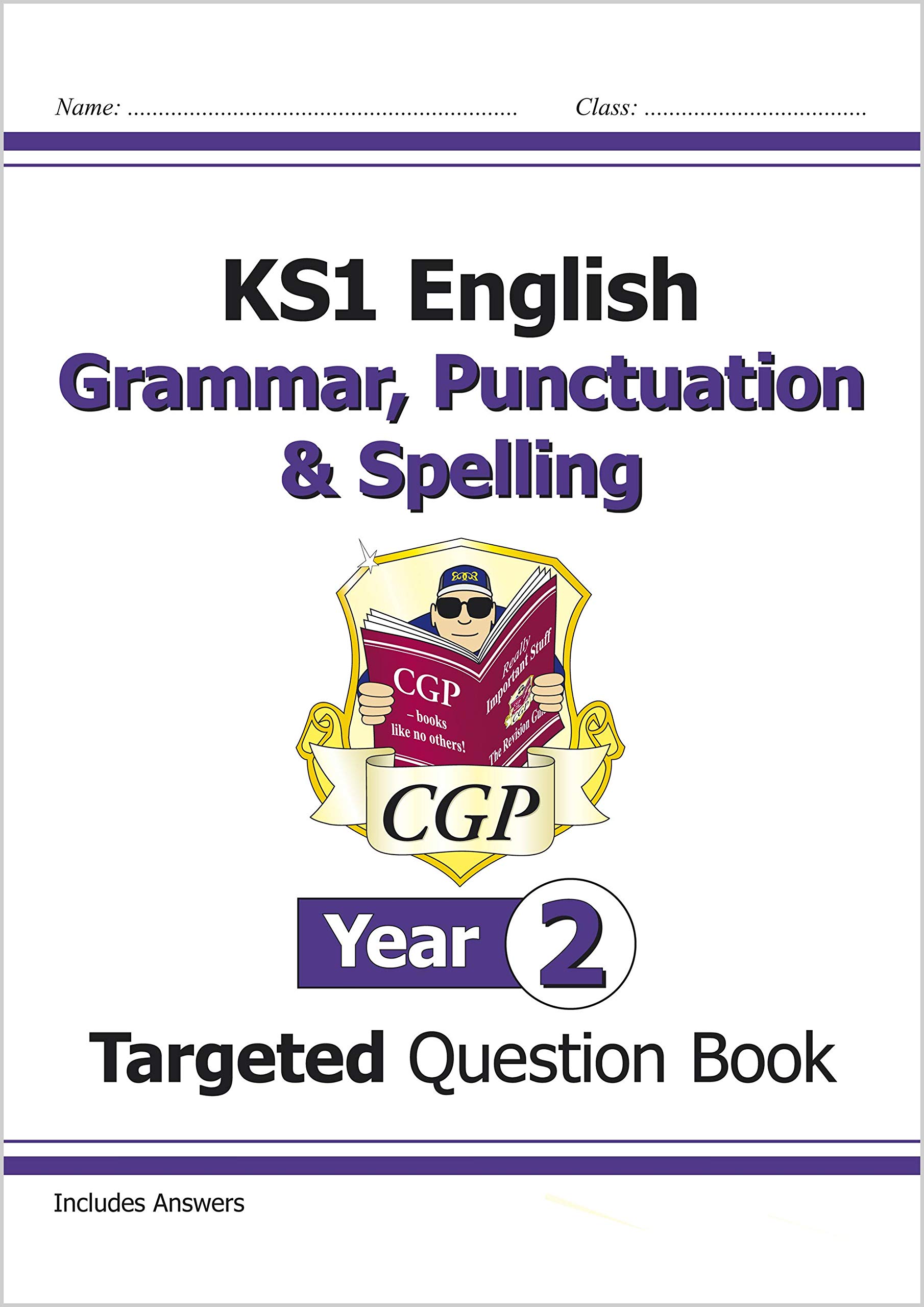 Ks1 English Targeted Question Book Grammar Punctuation Spelling Year 2 Cgp Books 9781782941927 Amazon Com Books
