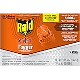 Raid Concentrated Deep Reach Fogger Kills Ants Roaches and Spiders 1.5 Ounce Cans 3 Count (Pack of 1)