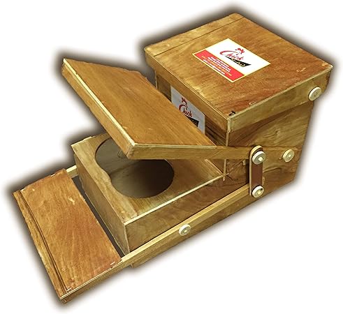 Amazon Com Chicken Feeder Tony S Amazing Wooden 9 5 Liters