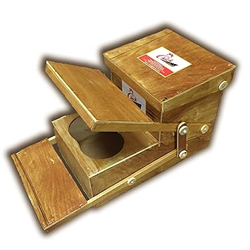 Buy Precision Pet Wood Treadle Chicken Feeder 24 4 X 19 9 X 17 4