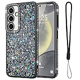Lafunda for Samsung Galaxy S24 Case Glitter, Luxury