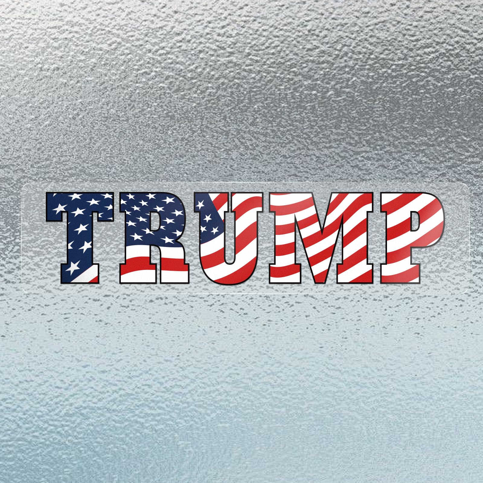 Photo 1 of **5pack**ASUNO Trump 2024 Sticker President Donald Trump Car Decal Vinyl Bumper Sticker Self-Adhesive American Flag Cling 8” x 2” for Car Window Truck Laptop 10 PC