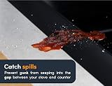 Linda’s Essentials Silicone Stove Gap Covers 2 Pack 25 Inches Black view 7