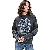 ANINE BING Women's Harvey Crew Snake Sweatshirt