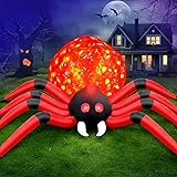 FunFanso 12FT Halloween Inflatable Spider Outdoor