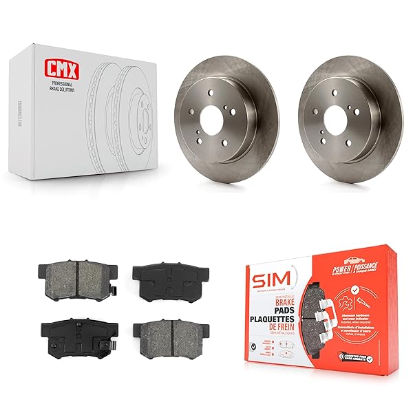TRANSIT AUTO REAR DISC BRAKE ROTORS AND SEMI-METALLIC...