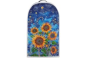 PJHEQOXE Sunflowers Theme Blender Cover Quilted Kitchen Blender Dust Cover Decorations,Juicer Coffee Maker Appliance Cover Dust Cover Blender Cover Blue, YSFB05090CZ43-1