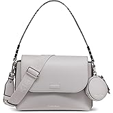 Calvin Klein womens Millie 2 in 1 Flap Shoulder Bag & Crossbody