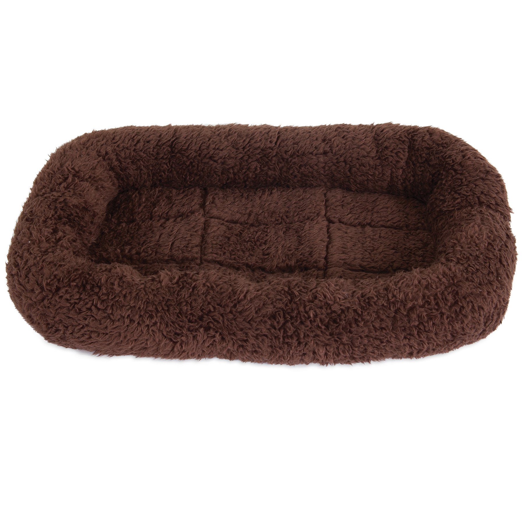 Petmate Bolster Crate Mat, Brown, for 19" Crates