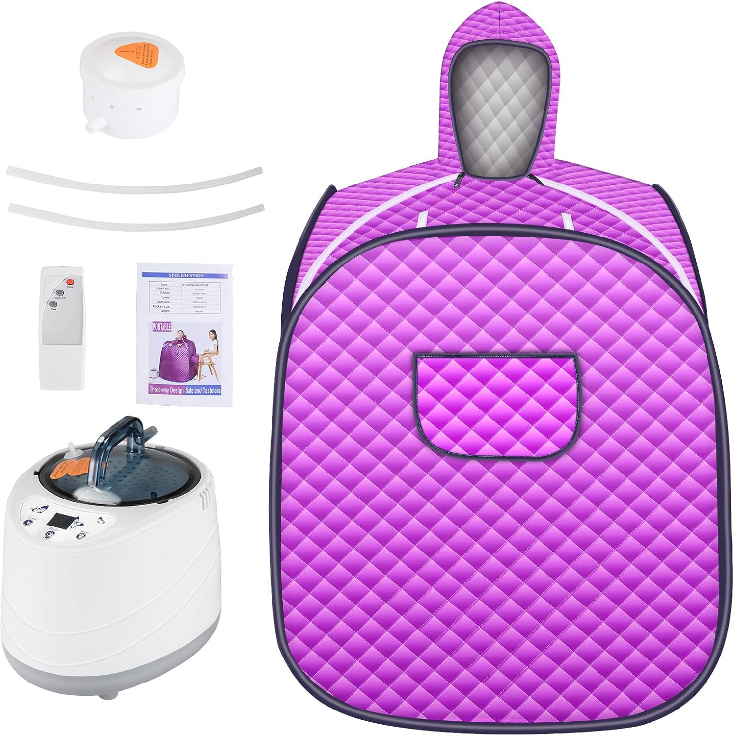 Amazon.com : INLOVEARTS Portable Personal Steam Sauna, Foldable Sauna