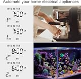 Awootsv Digital Timer Plug Socket LCD Display 24 Hour Weekly Indoor Auto Switch view 4