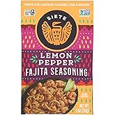 Lemon Pepper Fajita Seasoning Mix | Seasoning for Chicken, Pork, Shrimp, and Veggies| Gluten Free | Vegan | Non GMO | 1 Packe