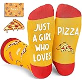 HAPPYPOP Food Socks for Women - Funny Popcorn Pizza Ramen Ice Cream Gifts for Teen Girls