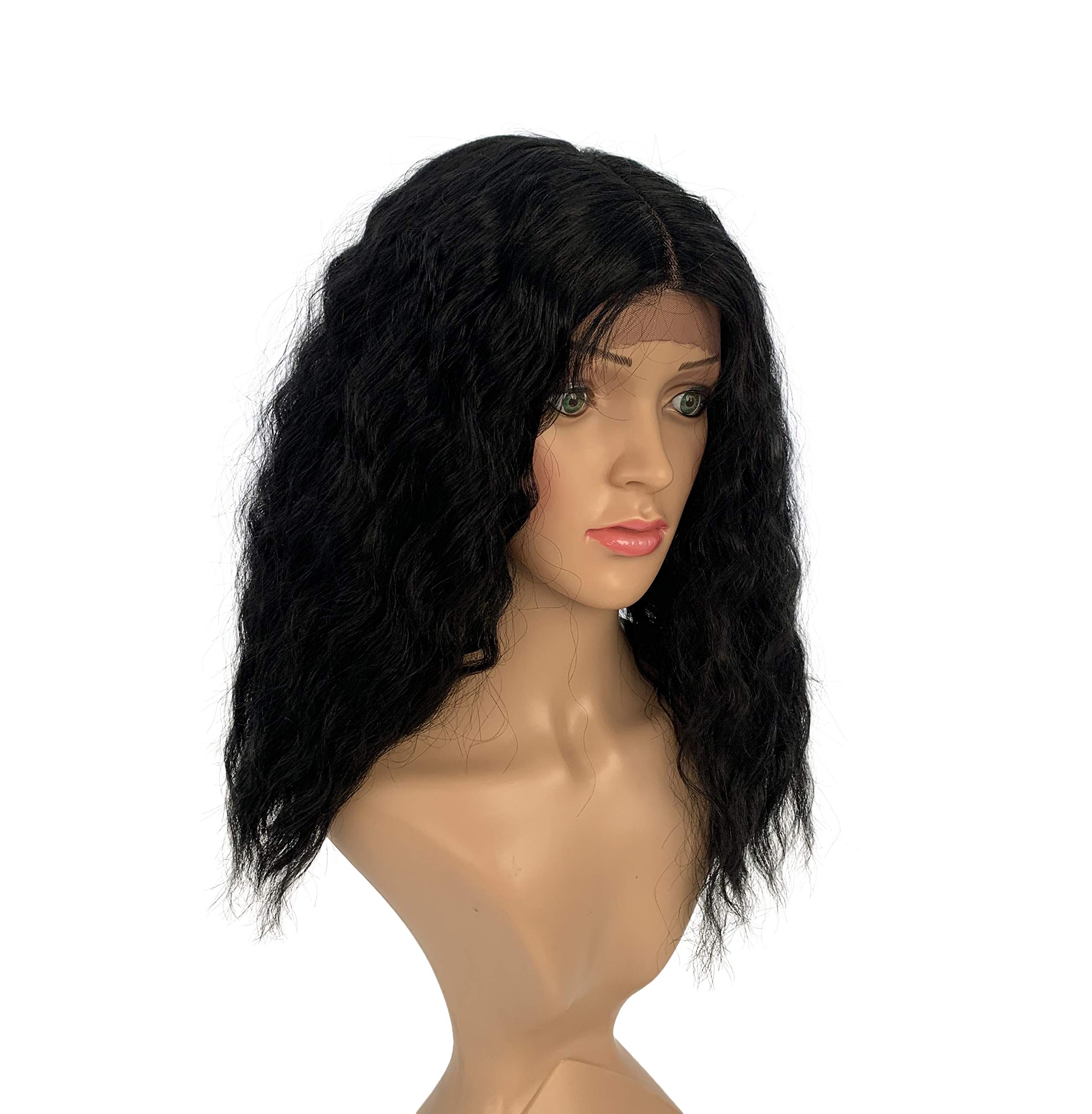 SLEEK Lace Front Wigs With Baby Hair 15’’ Shoulder Length Nature Loose Synthetic Lace Front Wig for Women SPOTLIGHT 101 ABBIE lace wig Centre Part 4'' Deep Lace Heat Resistant Fiber150g-1