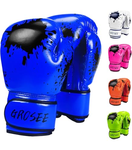 Gants De Boxe FIGHTR Pour Enfants - Protection Maximale Pour Boxe, MMA Et Arts Martiaux