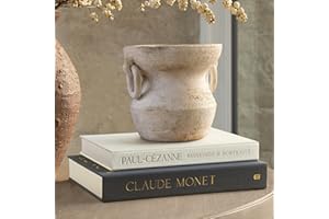 innoicco Aesthetic Decorative Books - Coffee Table Books Decor - Faux Decor Book Storage Box for Decoration - Set of 2 Linen Fake Book for Home Table Decors - Photo Storage Keepsake Box