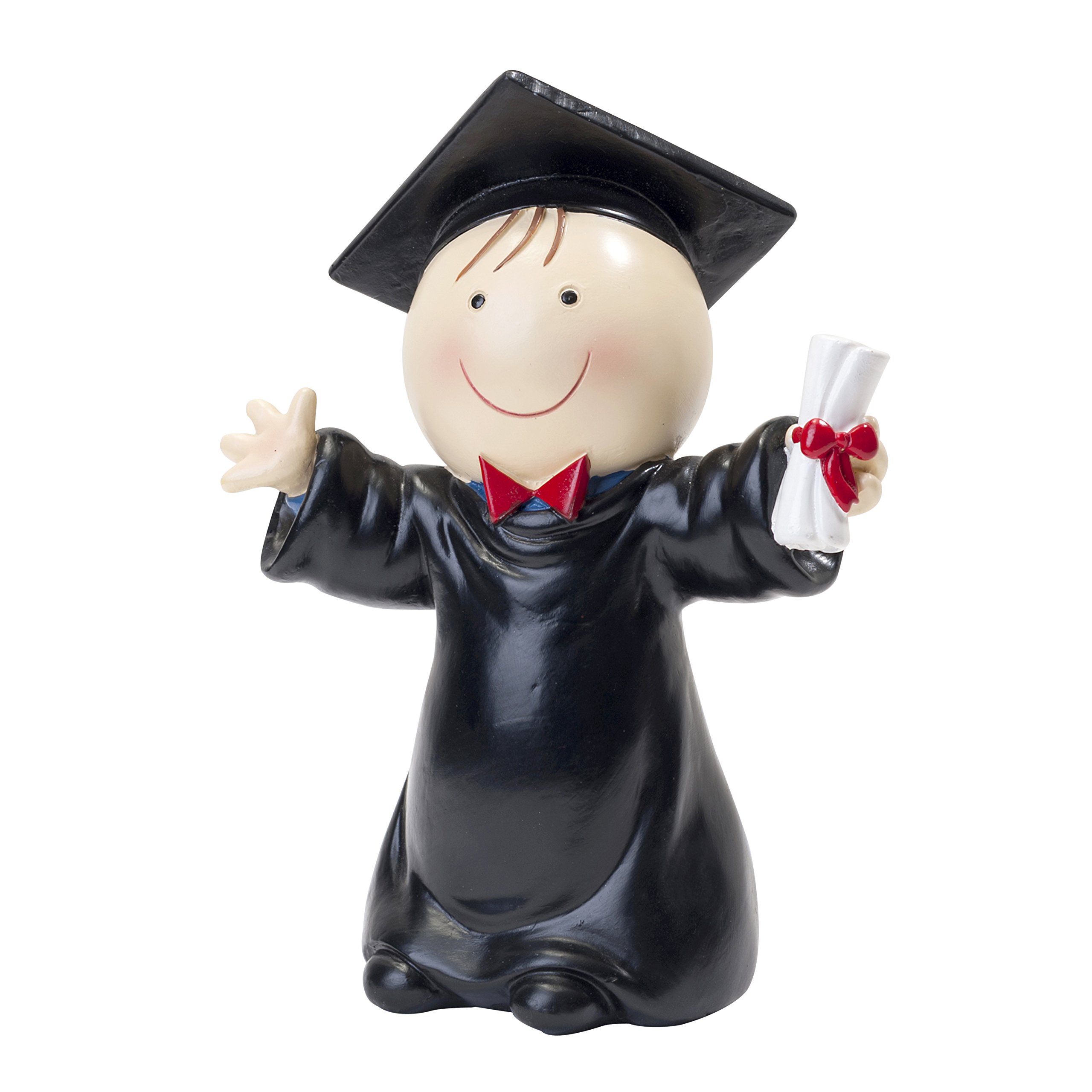 Mopec Figure Cake Pit Graduation, Resin, Black, 6 x 10 x 14 cm