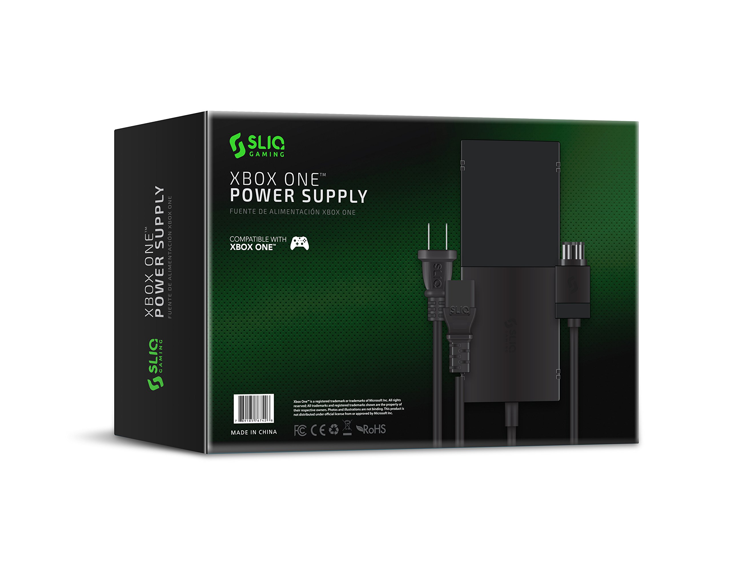 Sliq Gaming Official Xbox One Power Supply with Power Cable Includes