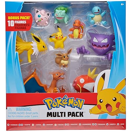 Pokemon Toys Poku00e9mon Official Ultimate Battle Figure 10-Pack
