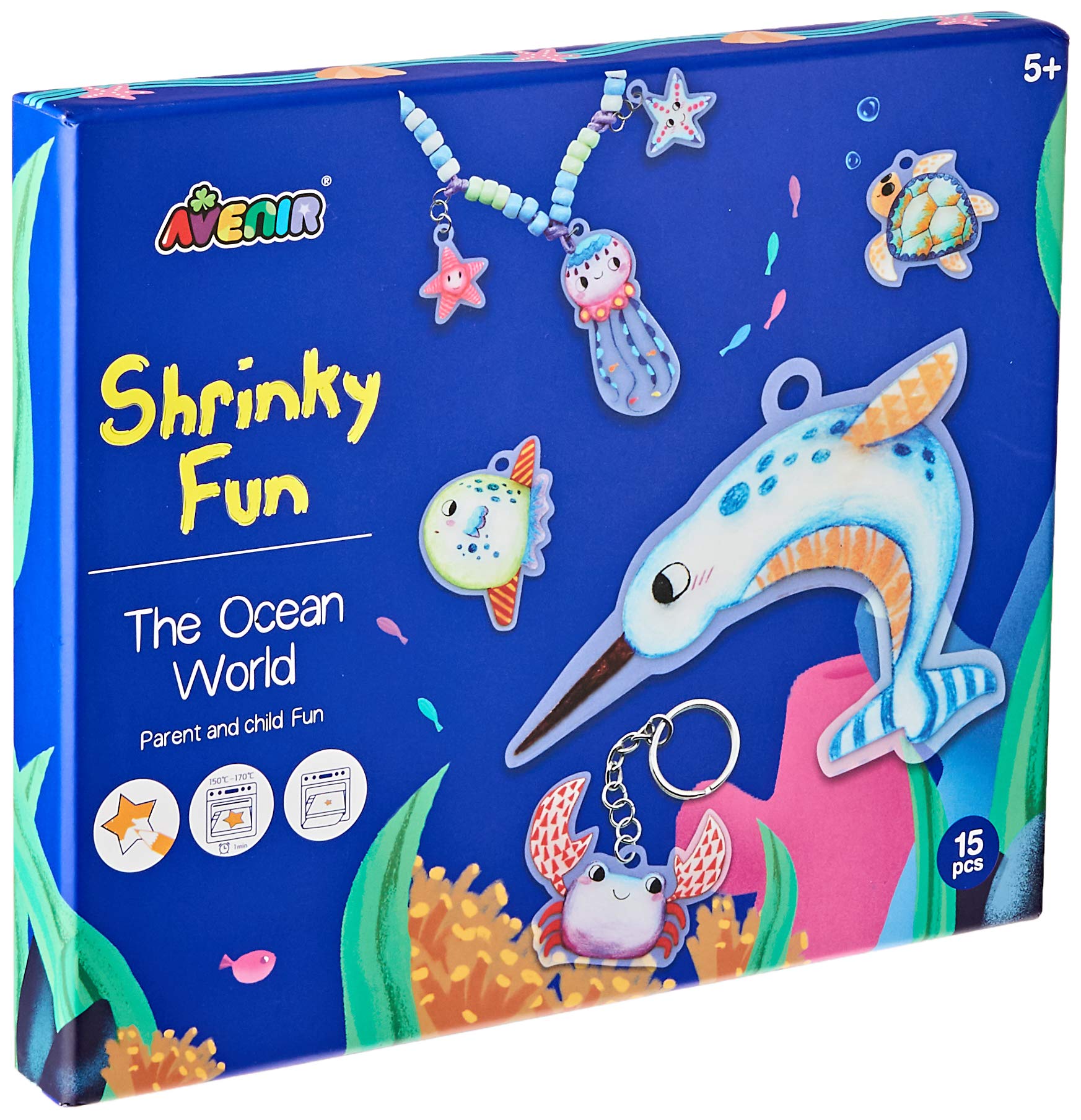 Avenir CH1686 Shrinky Fun Ocean World, Multi Colour