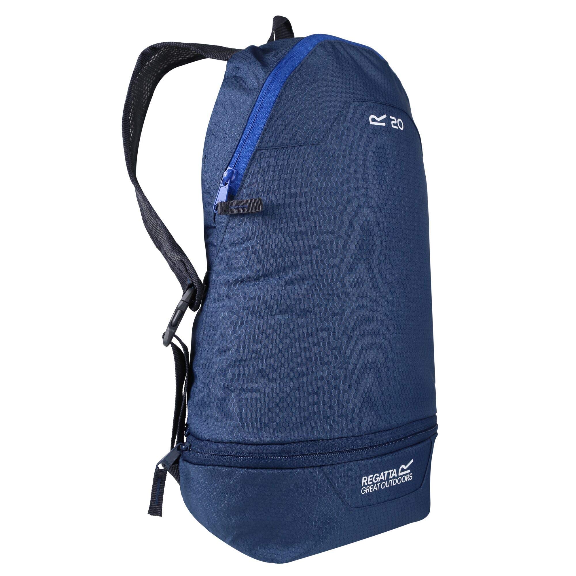 Regatta Packaway Hippack Backpack (One Size) (Dark Denim/Nautical Blue)