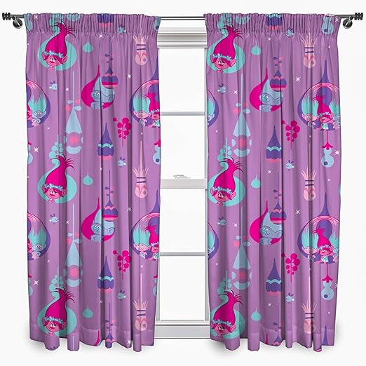 Amazon.de: DreamWorks Vorhang, Motive aus dem Film Trolle, leuchten im