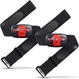 Mo-Fit Trio - Heart Rate Monitor Chest Strap/HRM for Apple, Android, Peloton, Garmin, Polar, Wahoo, Strava, Zwift, ANT+, 5.3 kHz Gym Equipment, and Most Bluetooth 5.0/4.0 Enabled Fitness Devices
