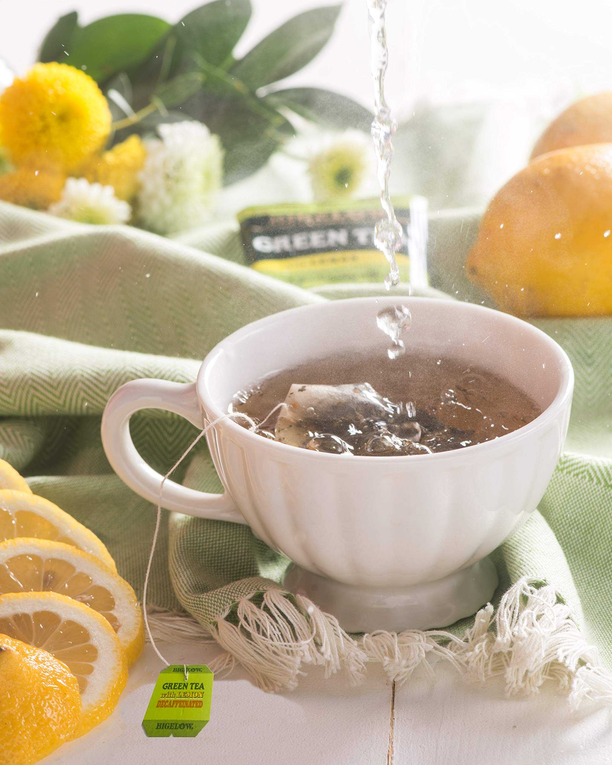 Bigelow Decaffeinated Green Tea with Lemon, 20 Count (Pack of 6), 120