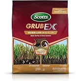 Scotts GrubEx1 Season Long Grub Killer, 5,000 sq. ft. | Protects Lawns Up to 4 Months, Treats 5,000 sq. ft.