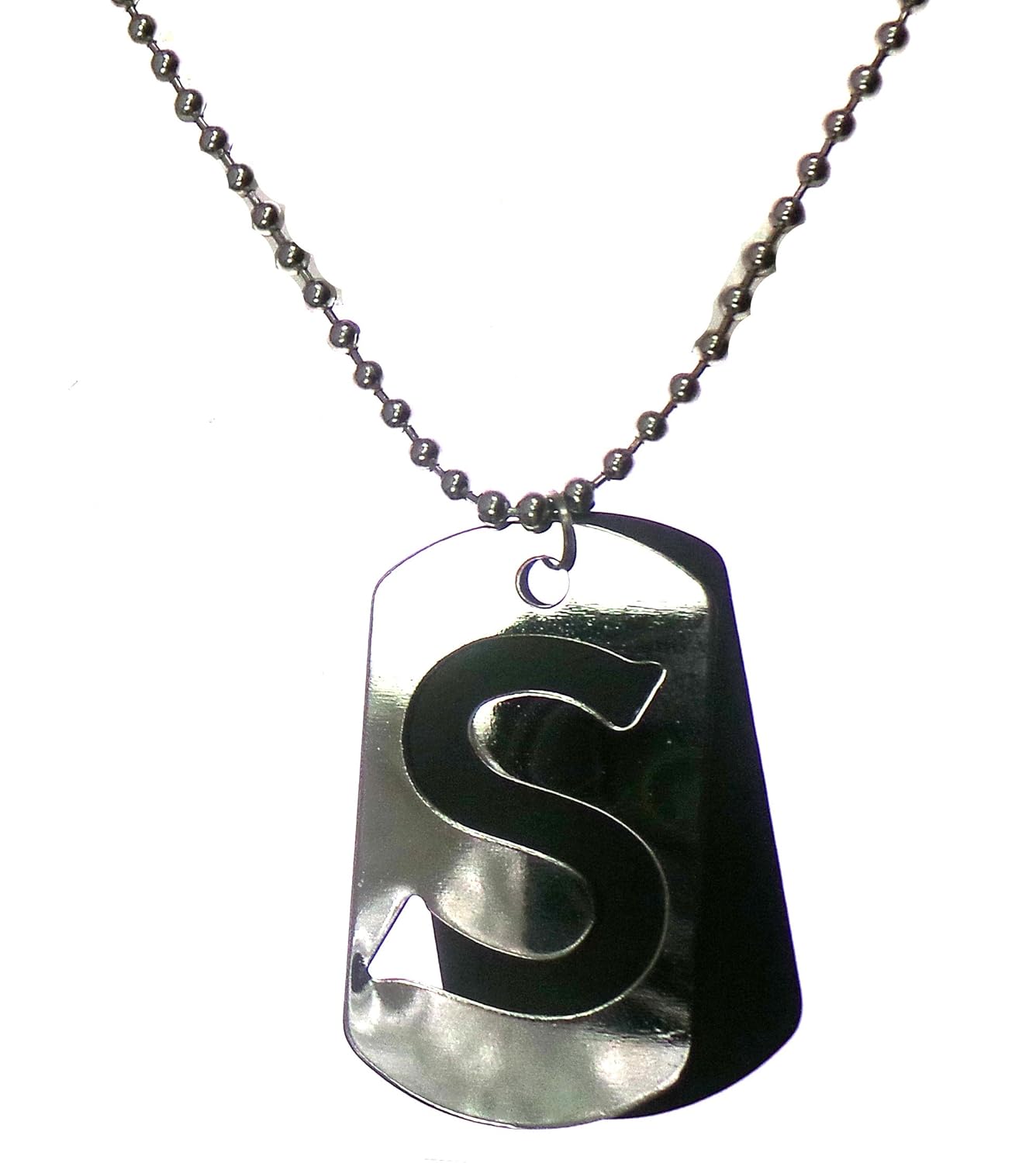 Buy Modish Look S Name Steel Locket With Chain At Amazon In