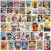 62pcs Garbage Pail Kids Sticker, Cute Cartoon Vinyl Waterproof Beer Stickers for Water Bottle,Skateboard,Laptop,Phone,Journaling,Scrapbooking Decals for Party Supply