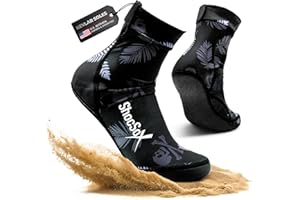 ShocSox Beach Volleyball & Sand Soccer Socks No-Holes Guaranteed Soles for Maximum Protection
