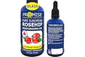 100ml ORGANIC PURE ROSEHIP Oil 100% Pure Certified For Moisturizes, Nourishes and Soothes dry skin, Made in Canada, Hexane-Fr