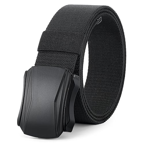JASGOOD Men's Belt, Military Tactical Stretch Nylon Belt For Pants