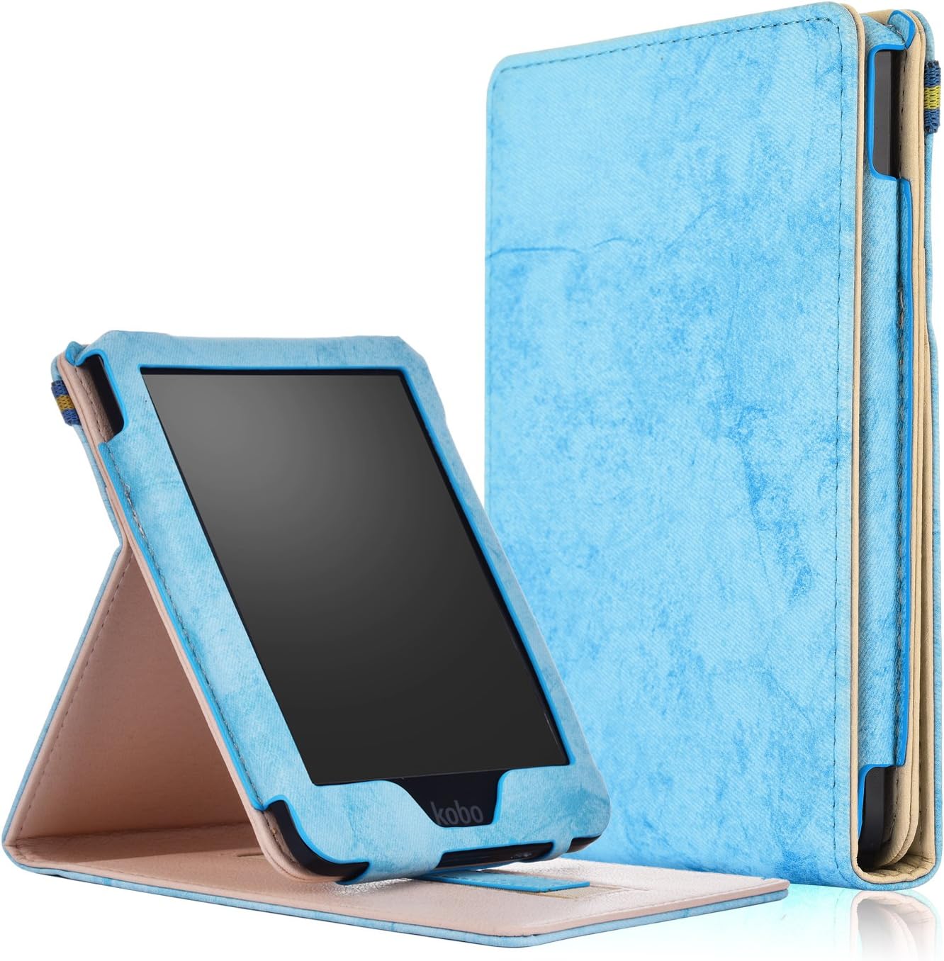 Kobo Ereader Clara HD Case, Gylint Premium Leather Business Slim Folding Stand Folio Cover with