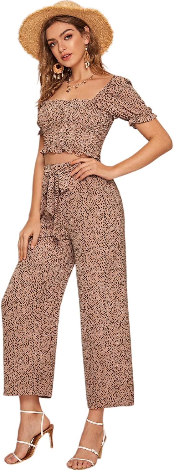 pleated crop top jumpsuit